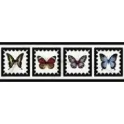 Бордюр Villeroy and Boch Victorian Marble Gold Butterfly Border Prl 12.5x40 K1427MKB30