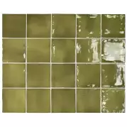 Плитка Equipe Manacor Basil Green 10x10 настенная 26918