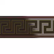 Бордюр 650H6RH Luxury Insti Fascia Greca Marron 25x60 Emil Ceramica