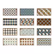 Плитка Fabresa Artisan Astur Blanco Mix 10x20 настенная