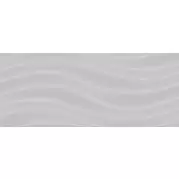 Плитка Golden Tile Osaka Wave Серый 20x50 настенная 522151