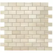 Мозаика настенная 600110000203 Supernova Onyx Ivory Chiffon Brick Mosaic 30.5x30.5 Atlas Concorde Russia