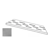 Решетка Ascot Ceramiche City Angolare Scolo Piscina Grigio Sx 2cm 20x90 CIAG94S