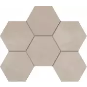 Мозаика Estima Graffito Hexagon неполированная 25x28.5 GF02