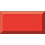 Настенная плитка Bevelled Rojo Biselado Bx 10x20 (Fabresa)