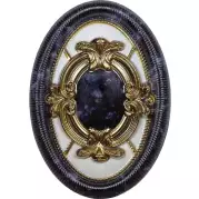 Декор El Molino Siracusa Sofia Negro Medallon 14x10