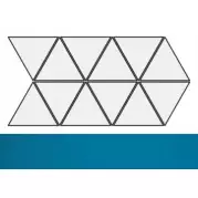 Мозаика 24252 Scale Triangolo Mosaic Electric Blue 22.5x45 Equipe