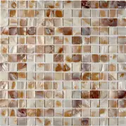 Мозаика Pixmosaic Перламутр из натурального перламутра на сетке 30.5x30.5 PIX701
