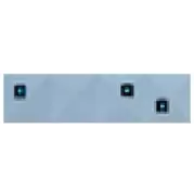 Декор Alfalux Glitter Listone Blu Matt 11x41 3153959