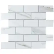 Мозаика Bonaparte Brick Calacatta Gold 4.5x9.5 28.8x29.2