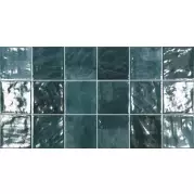 Плитка Ecoceramic Cool Blue настенная 31.6x60