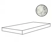 Ступень Casa Dolce Casa Stones and More 2.0 Arabescato White Matte Angolo Gradino Sx 33x120 756747