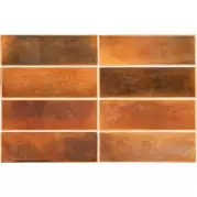Плитка Equipe Hanoi Burnt Red 5.1x16.1 30269 настенная