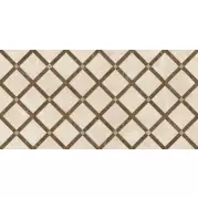 Керамогранит Versace Emote Decoro Intreccio Crema/Marrone 39x78 262545