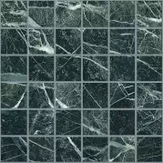 Мозаика Emil Ceramica Tele Di Marmo Revolution Mosaico Verde Saint Denis Lappato 30x30 EHP2