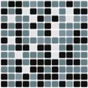 Мозаика Piranesi Mezclass Degrade Black №4 (2,5x2,5) 31,6x31,6