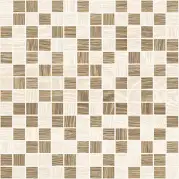 Мозаика Genesis т.бежевая+бежевая 30x30 Laparet