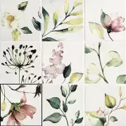 Декор Ape Ceramica Sintra Prado Ice White Mix 12.4x12.4 A041068