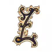 Декор Versace Alphabet Bianco Z 14.5x19.4 48965