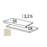 Ступень La Fabbrica Gemstone Gradino Costa Retta Sx Desert Nat Ret 33x120 179303