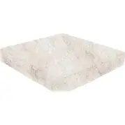 Ступень угловая Evolution Esquina Recto Evo White Stone 31.7x31.7 Gresmanc