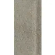 Ступень Paradyz Eremite Taupe Stopnica Prosta Struktura Mat 30x60