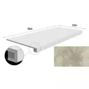 Ступень G300400 Caracalla Avorio Gradino 33x90x3 Vallelunga