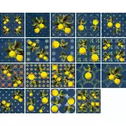 Декоративный элемент CSAGBMXL20 Vita Giardino BLU Mix Luc 20x20 Sant Agostino