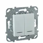 Выключатель Schneider Electric Unica MGU5.0101.18NZD Белый 