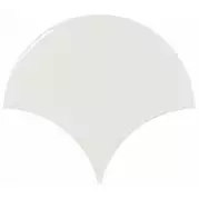Настенная плитка 21968 Scale Fan White 10.6х12 Equipe