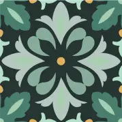 Декор Ape Ceramica Dahlia Daisy Night 15x15