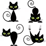 Декор Артвалентто Black Cat 2 10x10