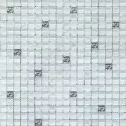 Мозаика Pixmosaic Glass Микс Белый 30x30 МС 2021