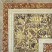 Декор Serenissima I Travertini Angolo Rosone Crema Lapp-Rett 14x14