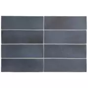 Плитка Equipe Coco Blue Night Matt 5x15 настенная 27980