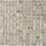 Мозаика Pixmosaic Перламутр из натурального перламутра на сетке 30.5x30.5 PIX702