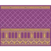Бордюр Ceramique Imperiale Воспоминание Фиолетовый 20x25