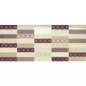 Мозаичный декор Novabell Class Mosaico Inciso Beige-Bordeaux 26x61
